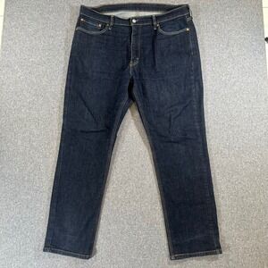 Levis 541 Athletic Taper Jeans Mens 38x32 Dark Wash Blue Denim Pants Stretch